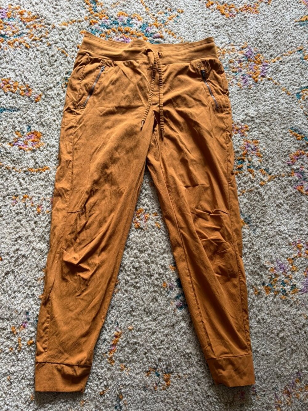 Athleta Trekkie North Jogger Pants - Burnt Orange/Cattail Brown